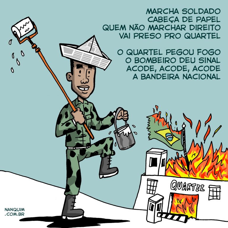 Marcha soldado cabeça de papel – NANQUIM.com.br